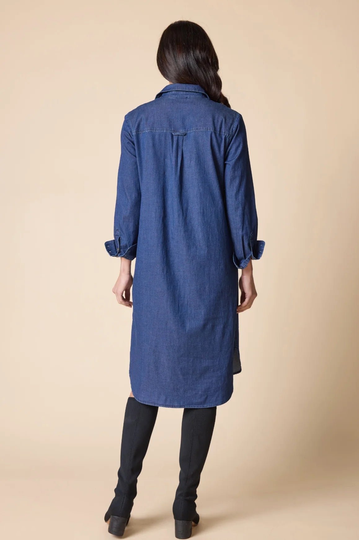 HABITAT CAFE MIDI DRESS - DARK DENIM - Vi-Leen's Fashions