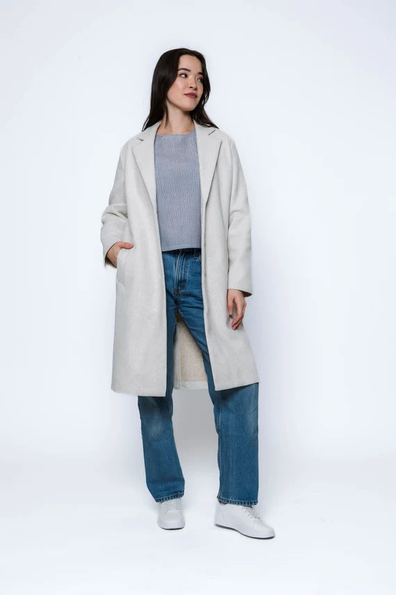 ORB AVEN CLOTH COAT - OATMEAL