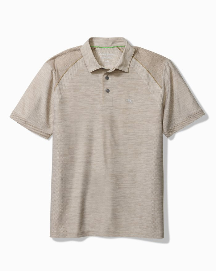 TOMMY BAHAMA PALM COAST POLO - COBBLESTONE