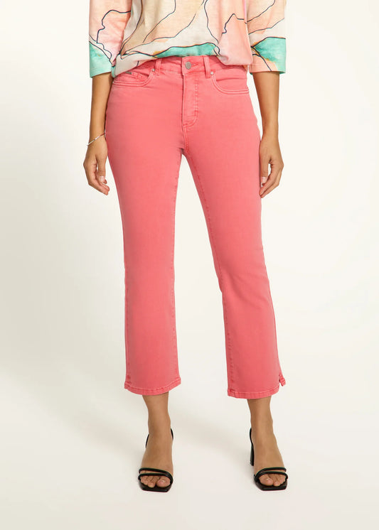 FDJ OLIVIA BOOT CROP PANT - CORAL