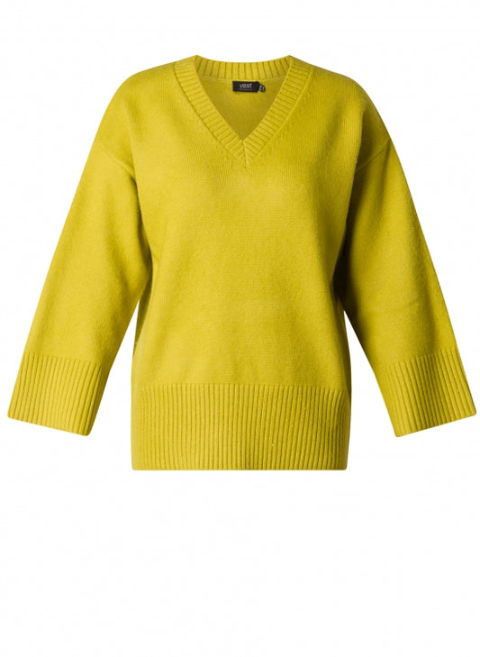 YEST NINE OVERSIZED SWEATER - LEAF GREEN - Vi-Leen's Fashions