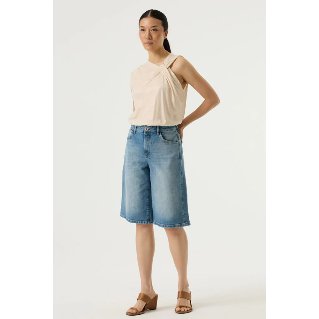 GARCIA CELIA LONG DENIM BERMUDA - Vi-Leen's Fashions