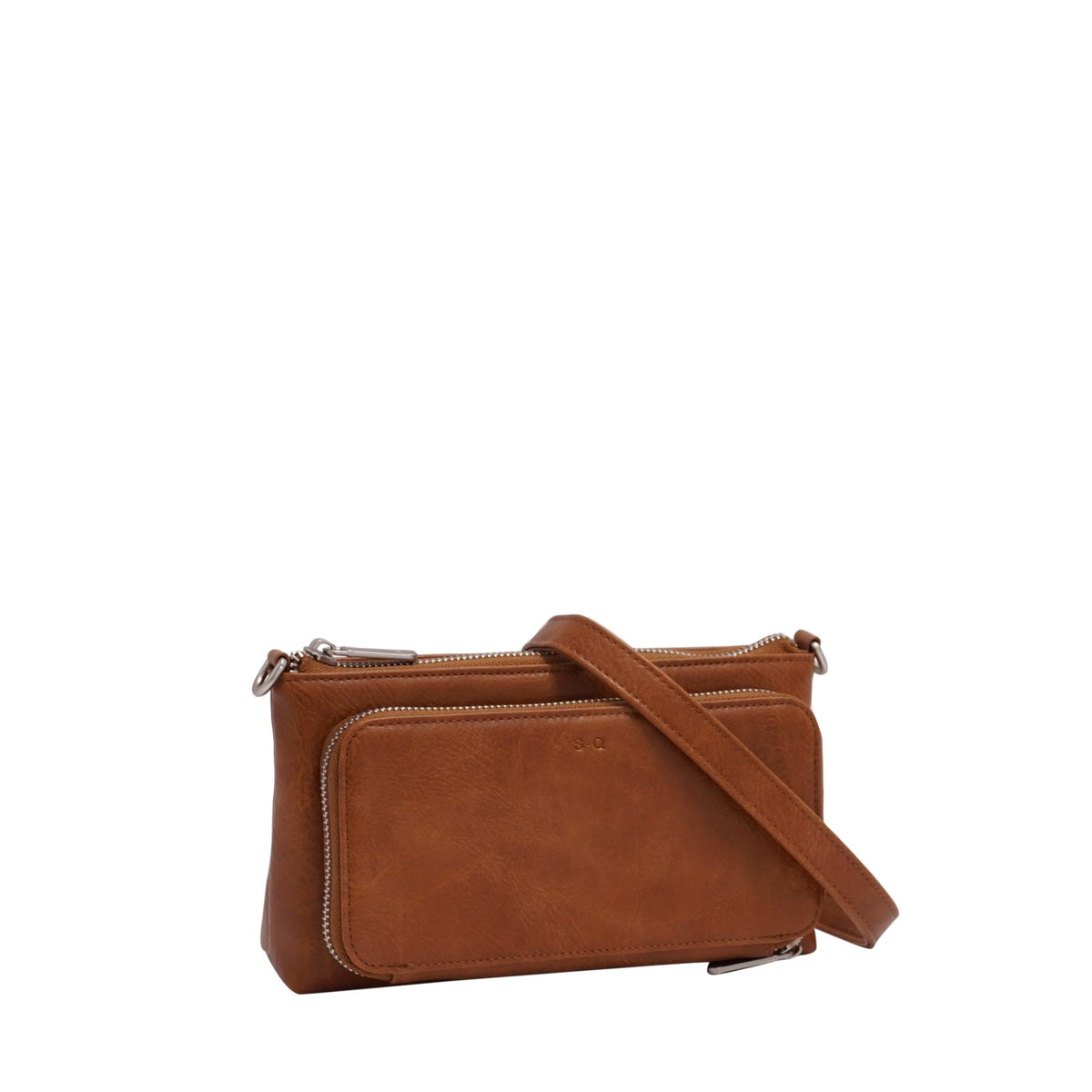 ANIKA CROSSBODY/WALLET - CAMEL