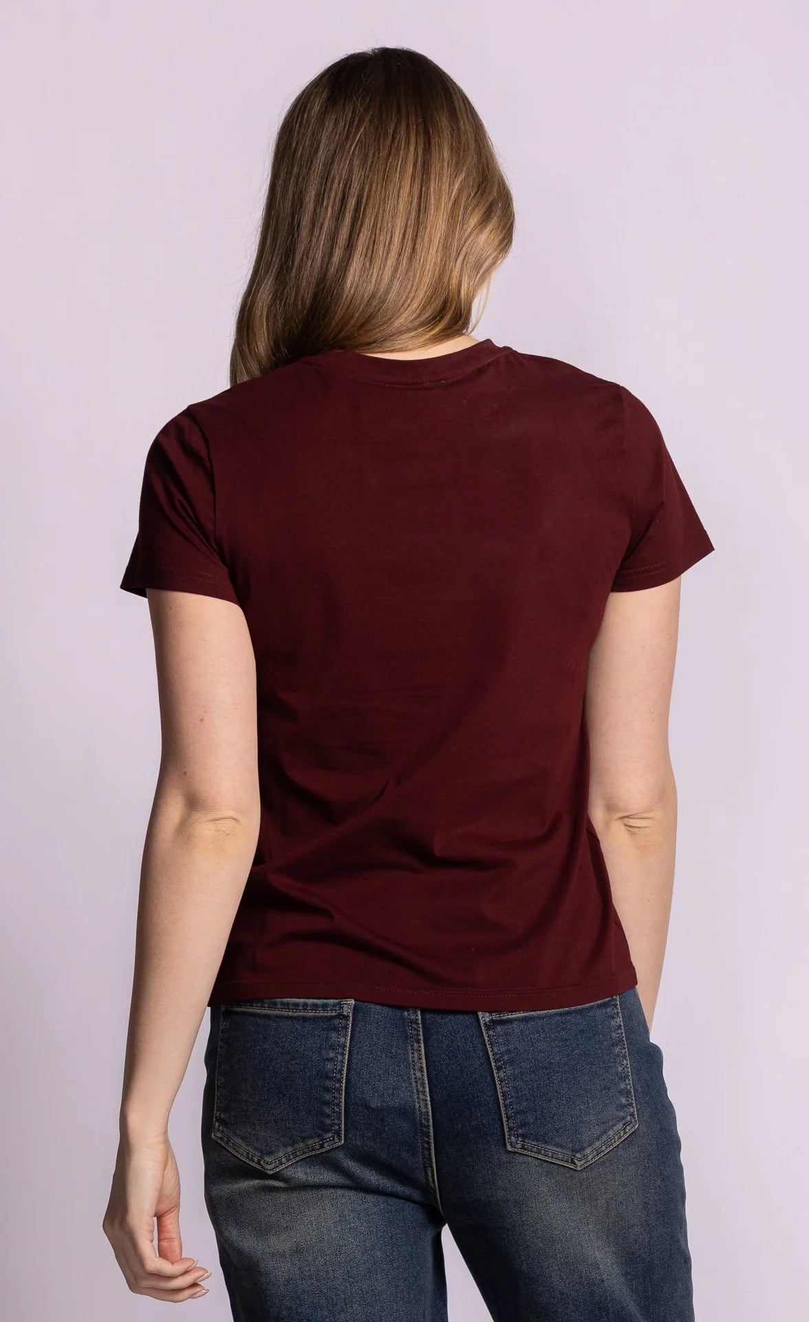 PINK MARTINI GEORGIA TOP - BURGUNDY