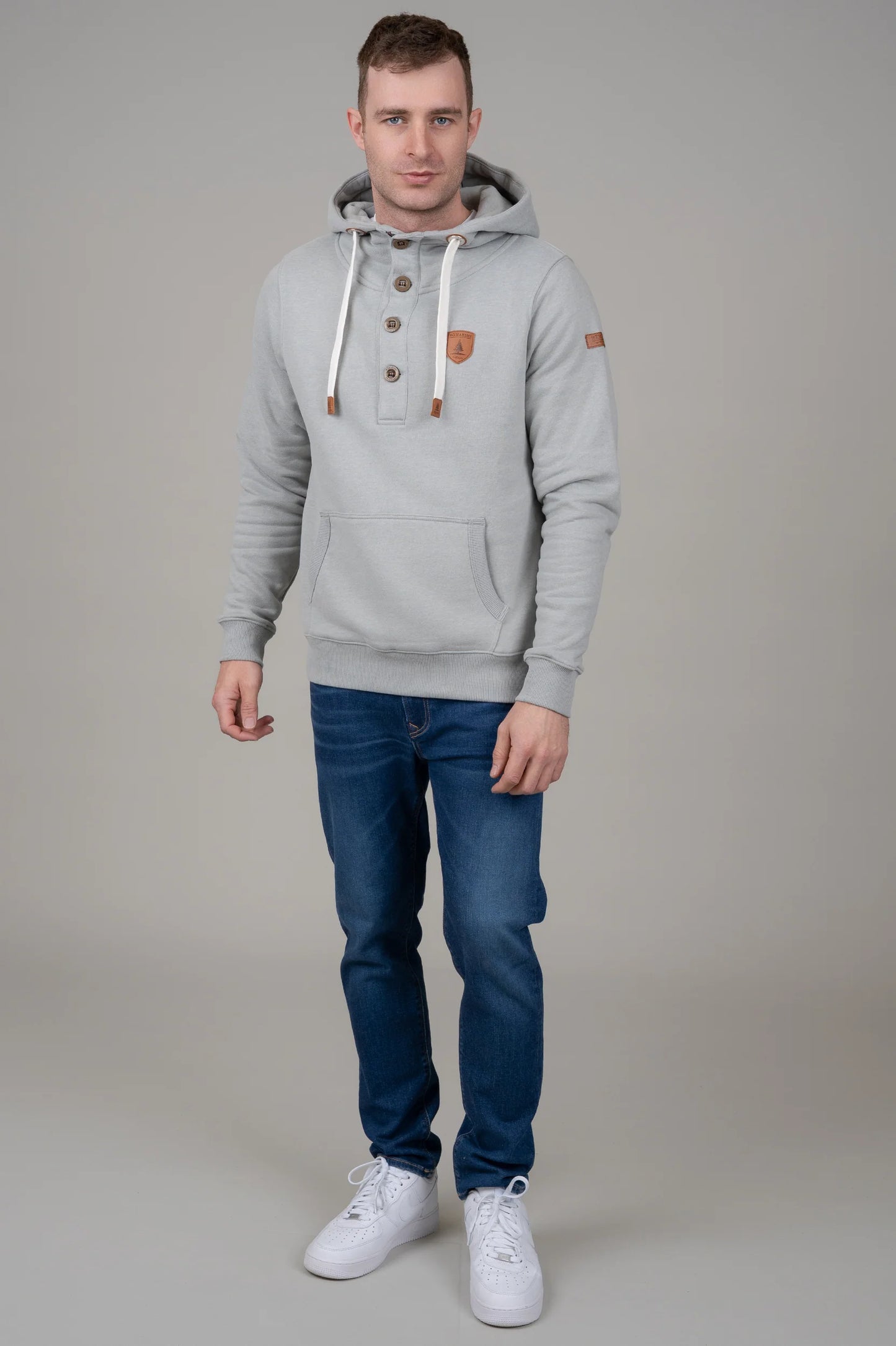 WANAKOME JEDD ICE GREY HOODIE