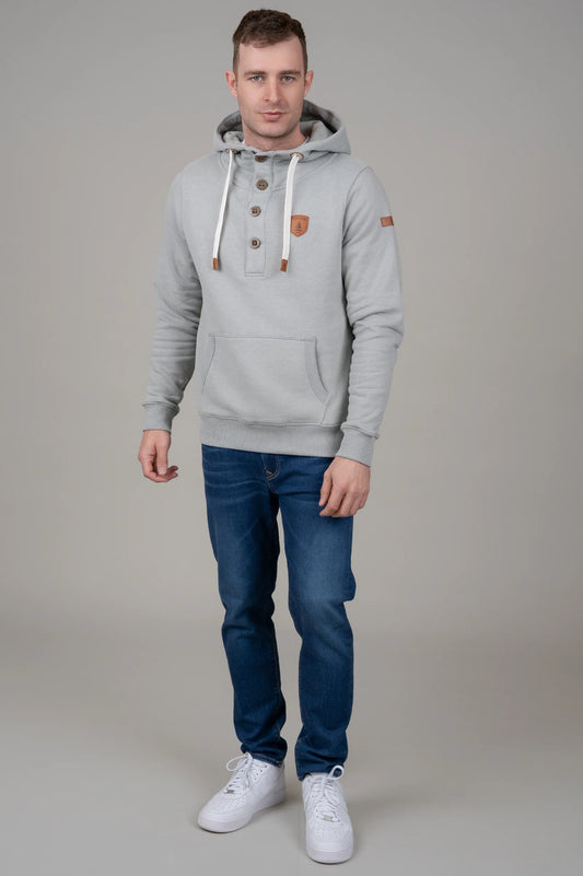WANAKOME JEDD ICE GREY HOODIE