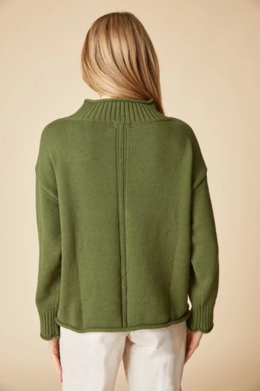 HABITAT COZY CABIN SWEATER - FERN - Vi-Leen's Fashions