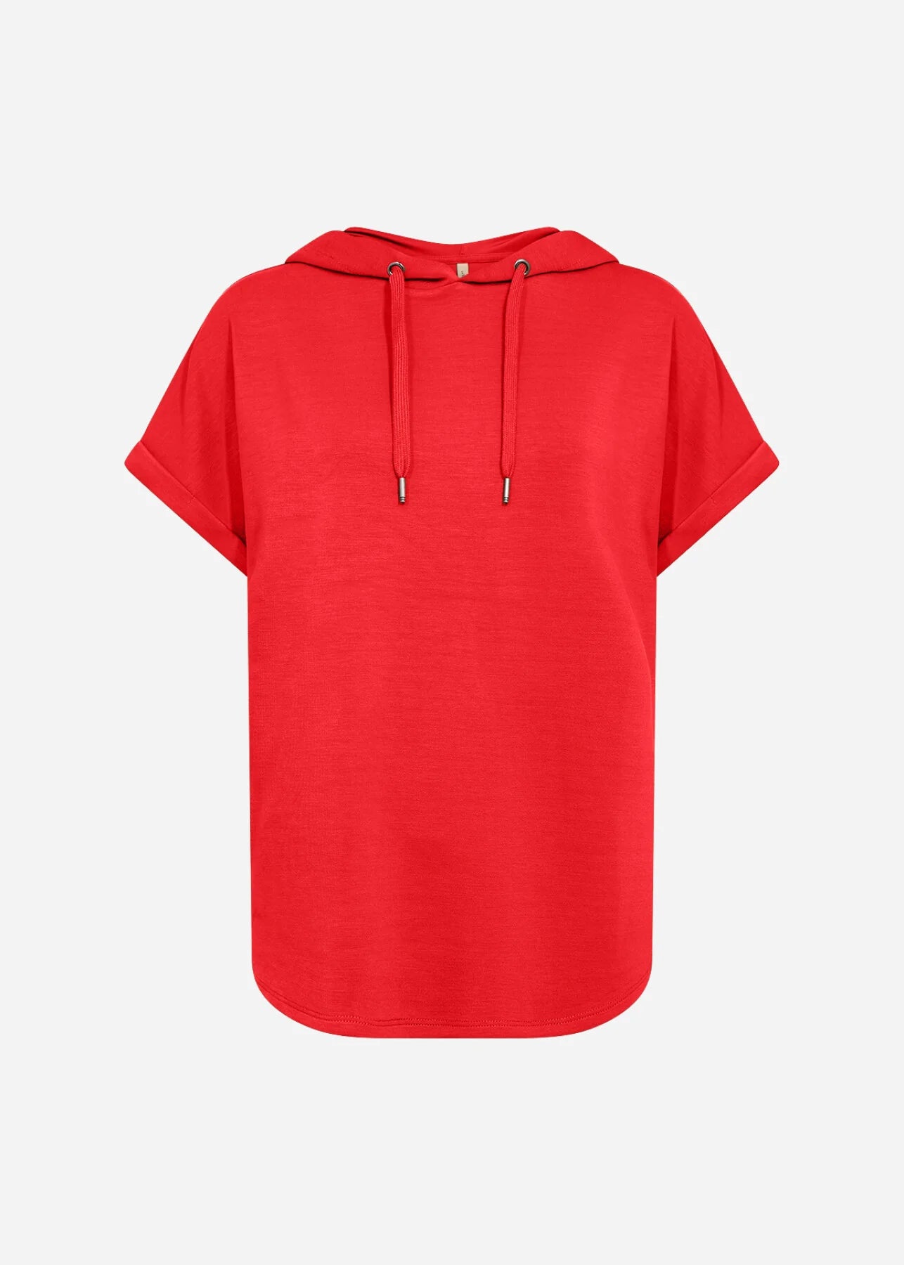 SOYACONCEPT BANU SHORT SLEEVE HOODIE - BITTERSWEET
