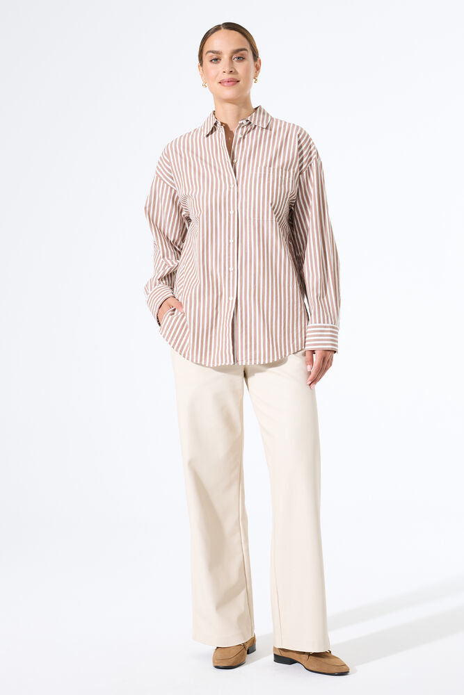 GARCIA COTTON STRIPE BLOUSE