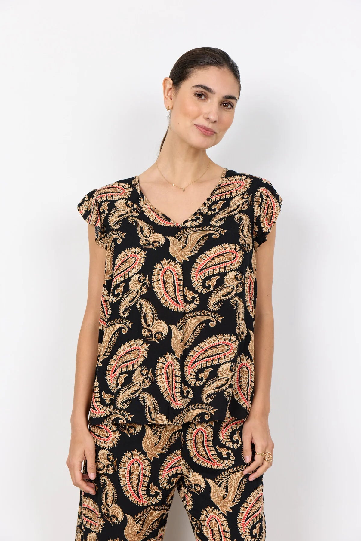 SOYACONCEPT FALISHA TOP - BLACK MIX - Vi-Leen's Fashions