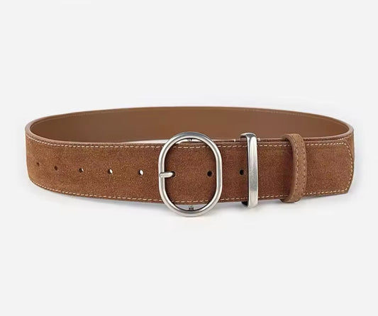 ARMOIR SUEDE BELT - BROWN