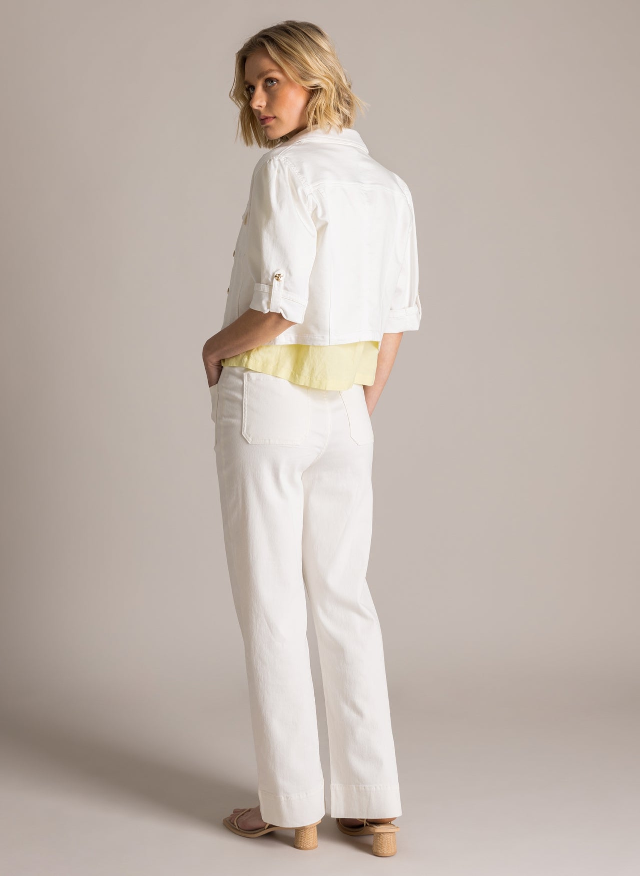 YEST SAMMA JACKET - OFF WHITE - Vi-Leen's Fashions