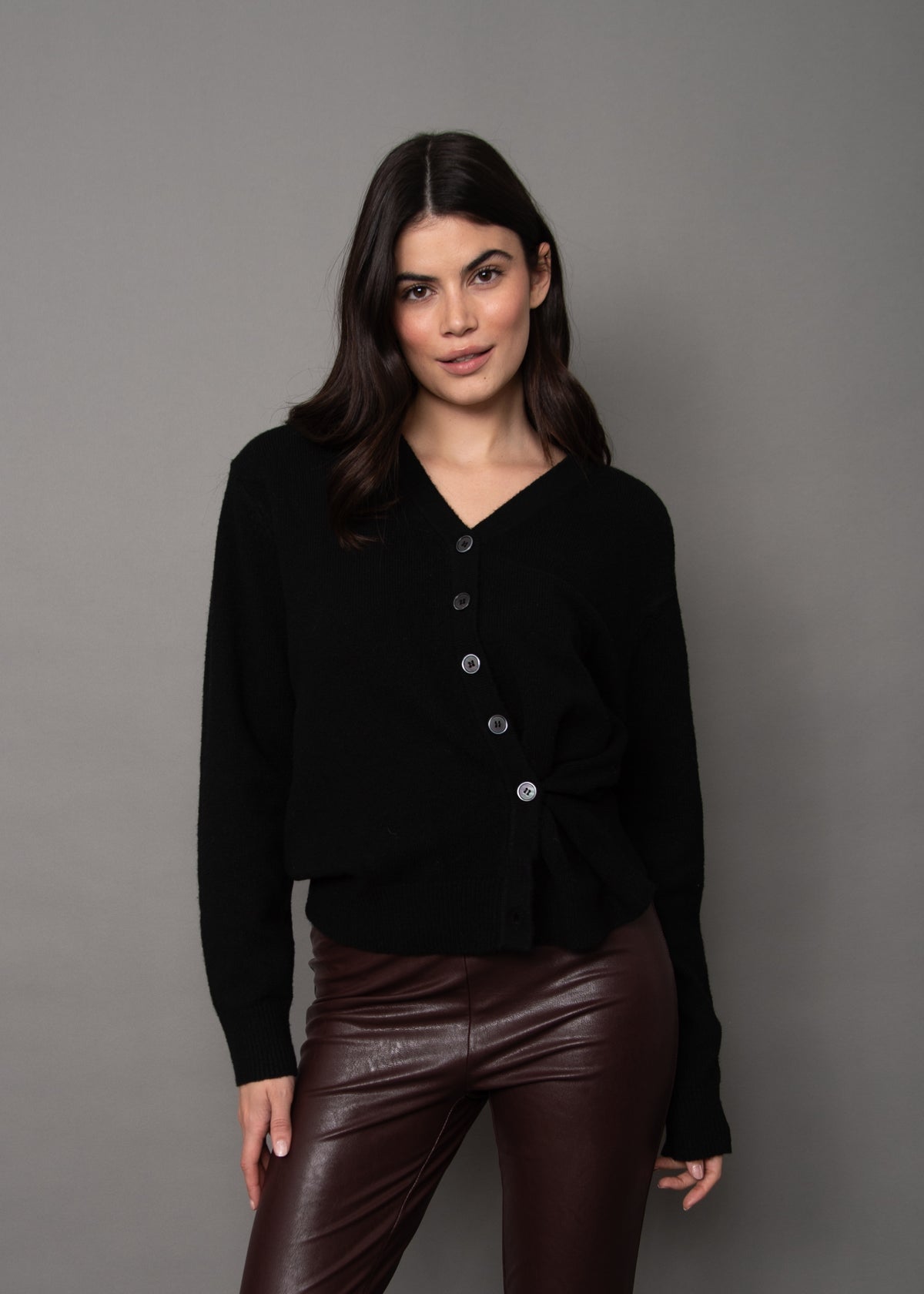 RD STYLE PASHA CARDIGAN - BLACK