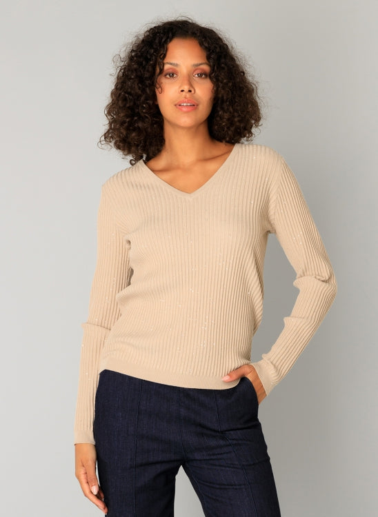 YEST CARMEN SWEATER - SAND