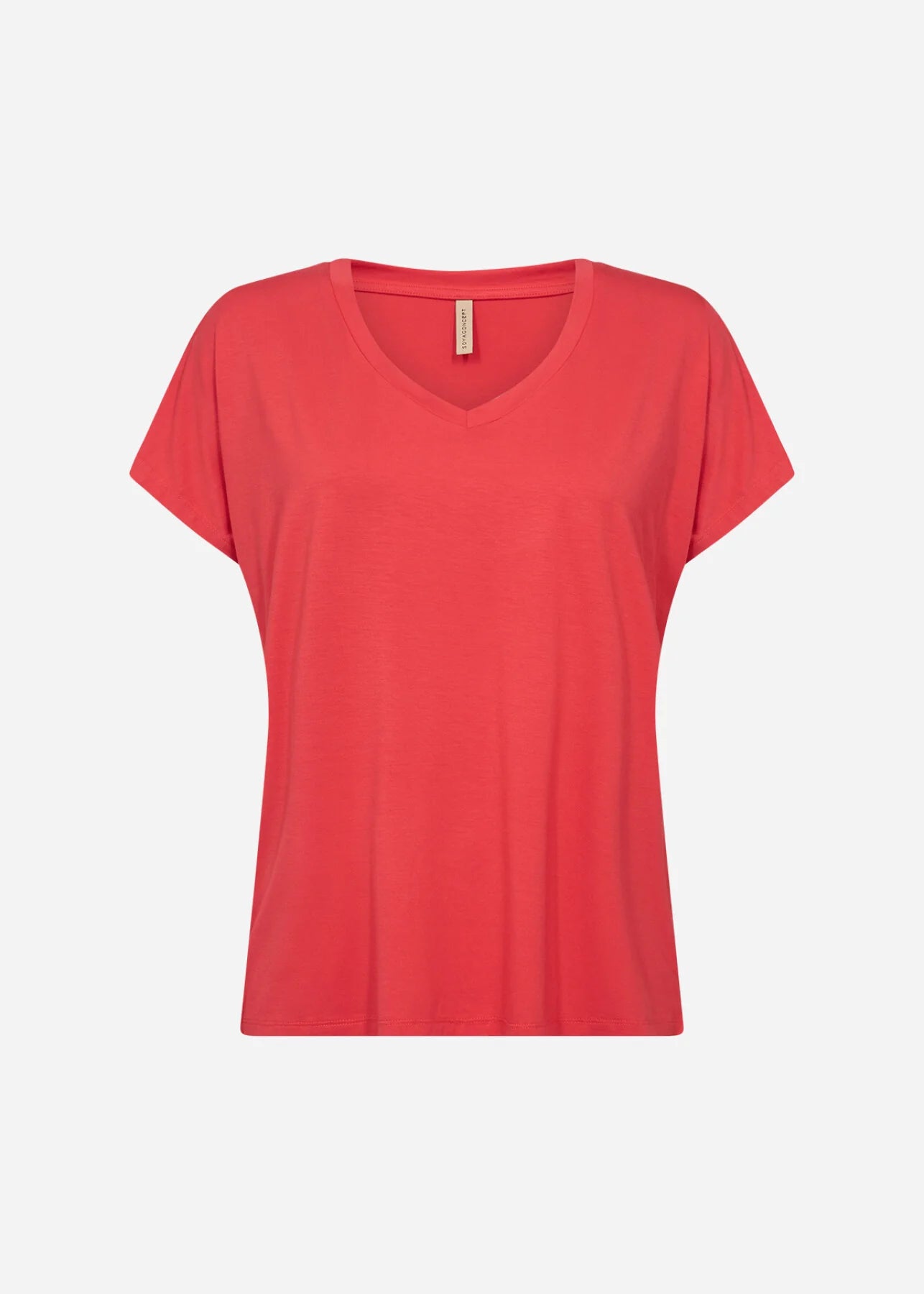 SOYACONCEPT MARICA V-NECK T-SHIRT - BITTERSWEET - Vi-Leen's Fashions