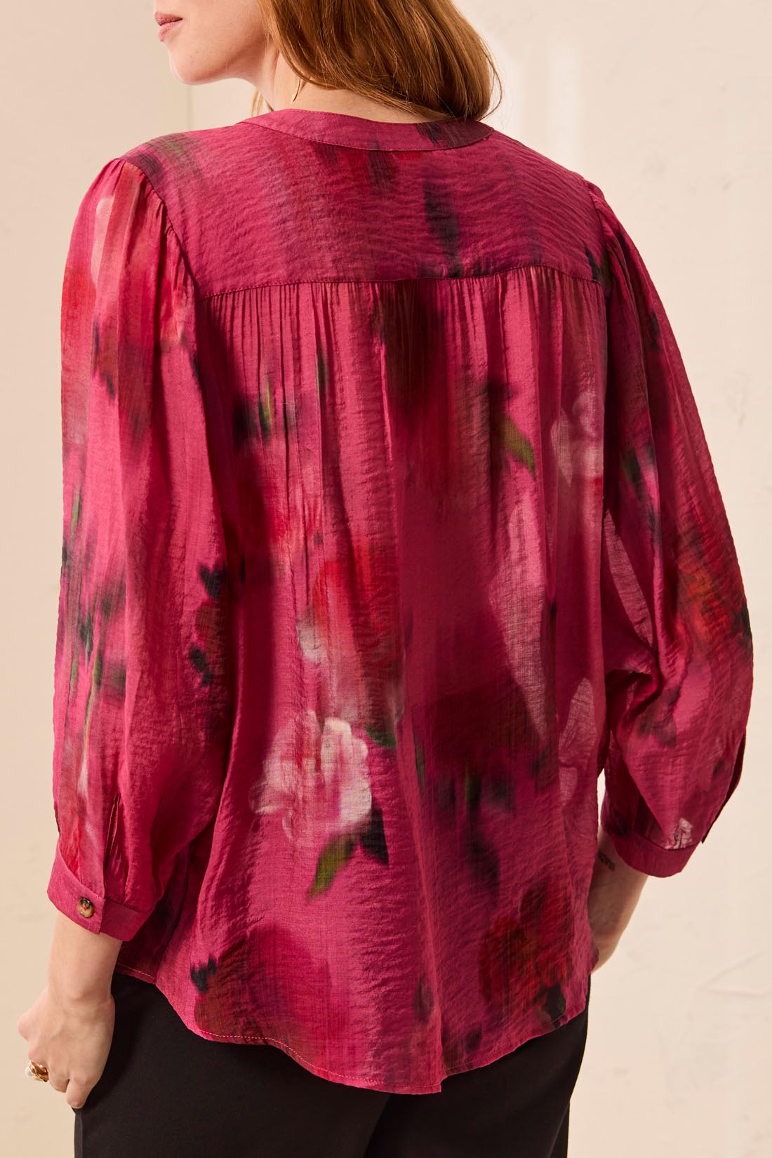 TRIBAL DOLMAN SLEEVE BLOUSE - NOSTALGIA