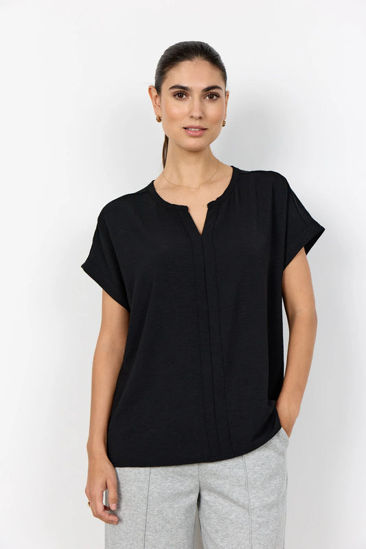 SOYACONCEPT CATH 1 BLOUSE - BLACK - Vi-Leen's Fashions