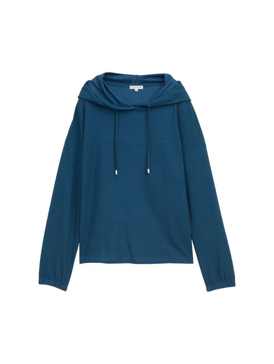 TOM TAILOR LIGHTWEIGHT HOODIE - DARK TEAL