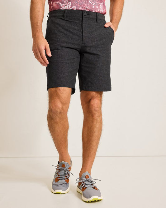 TOMMY BAHAMA CHIP SHOT 9 INCH SHORT - BLACK