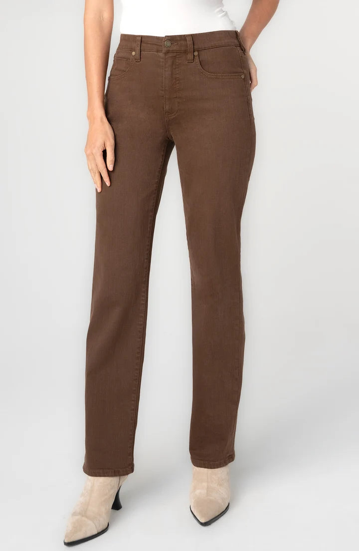 LIVERPOOL KENNEDY STRAIGHT LEG - CAROB BROWN