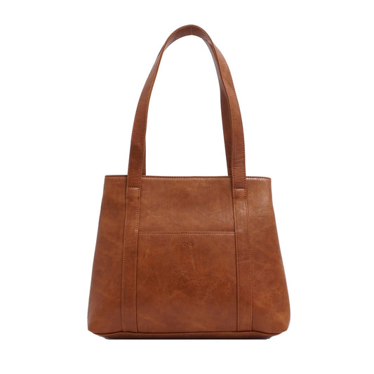 GLENNA TOTE - CAMEL