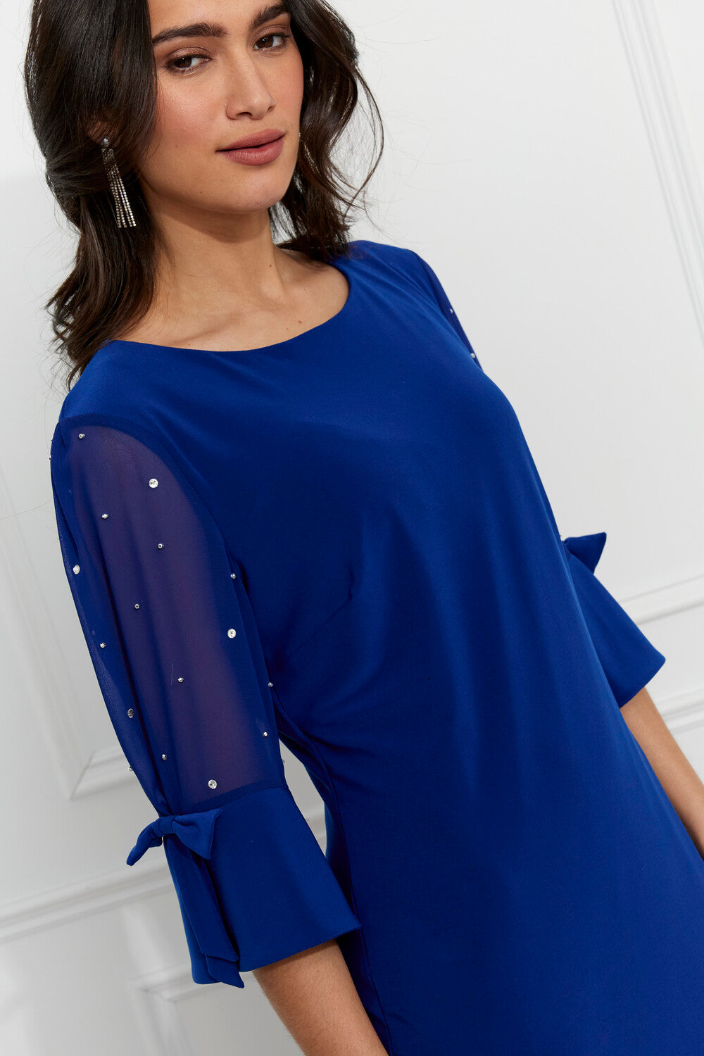 FRANK LYMAN IMPERIAL BLUE DRESS