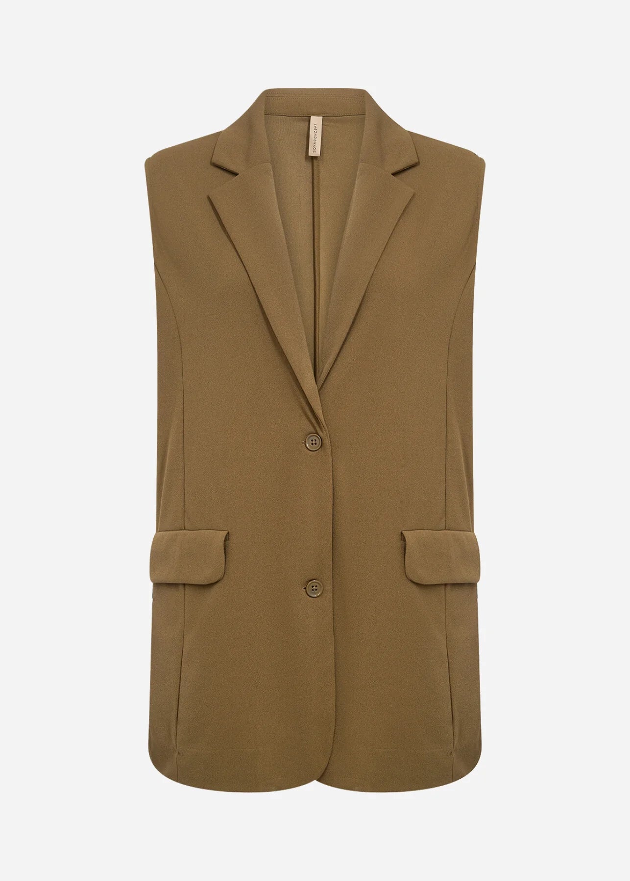 SOYACONCEPT SIHAM VEST - MISTY OLIVE