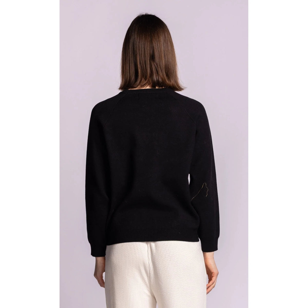PINK MARTINI GOOD VIBES SWEATER - BLACK - Vi-Leen's Fashions