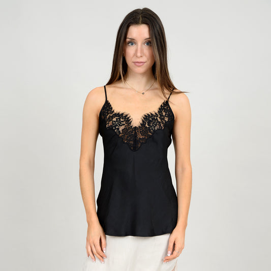 RD STYLE LINALY CAMI WITH LACE TRIM - Vi-Leen's Fashions