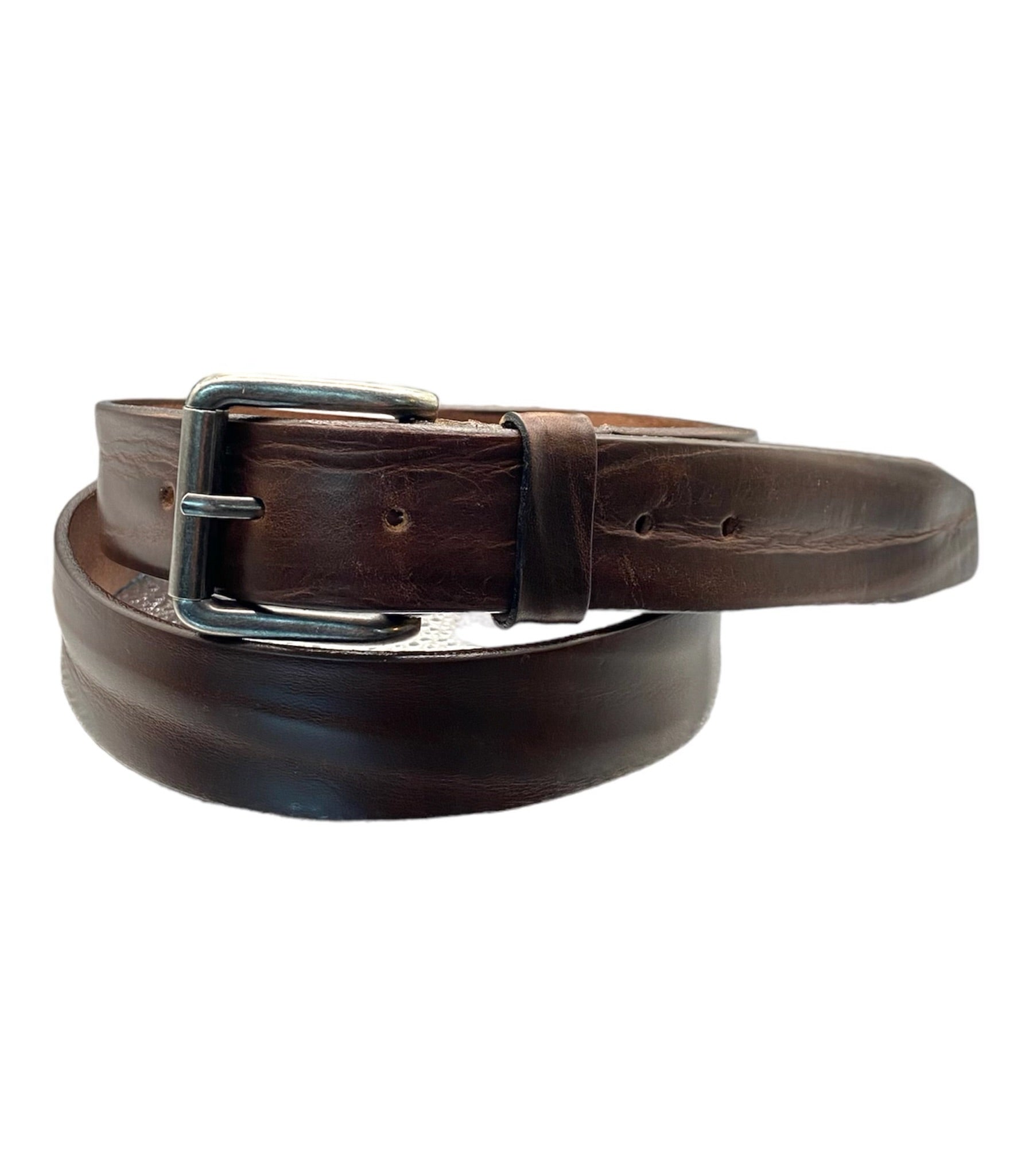 ARMOIR MENS LEATHER BELT - BROWN - Vi-Leen's Fashions