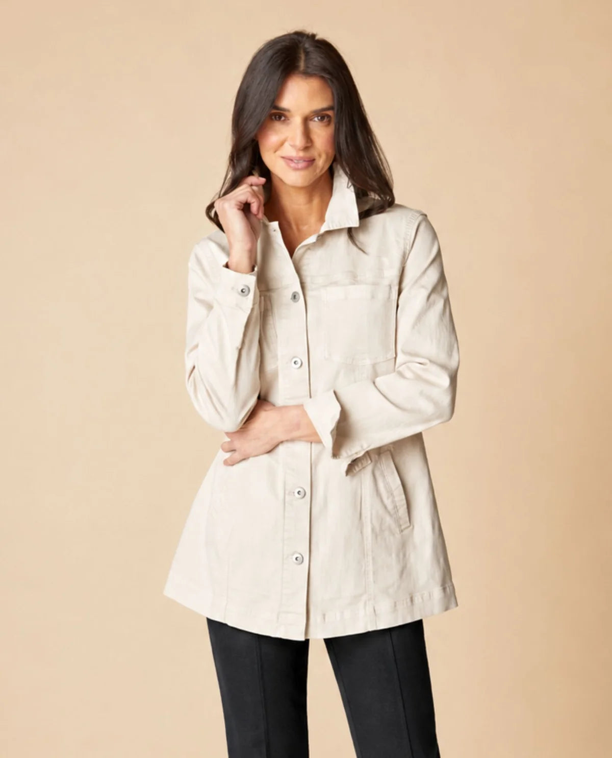 HABITAT BOYFRIEND JACKET - DOVE