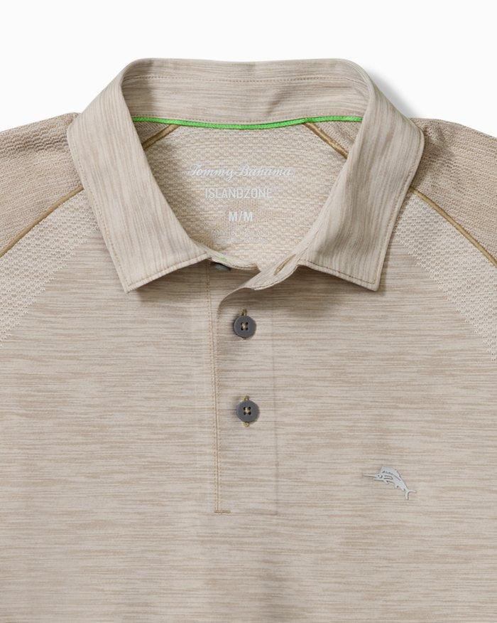 TOMMY BAHAMA PALM COAST POLO - COBBLESTONE