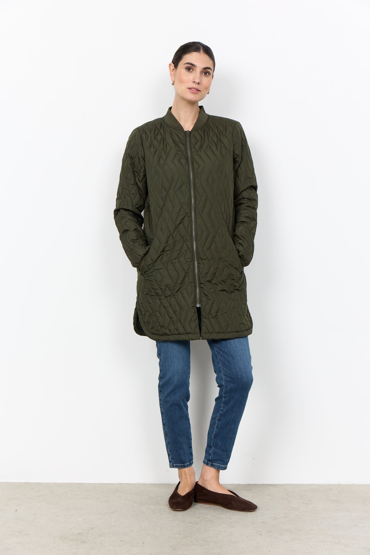 SOYACONCEPT FENJA JACKET - FOREST NIGHT