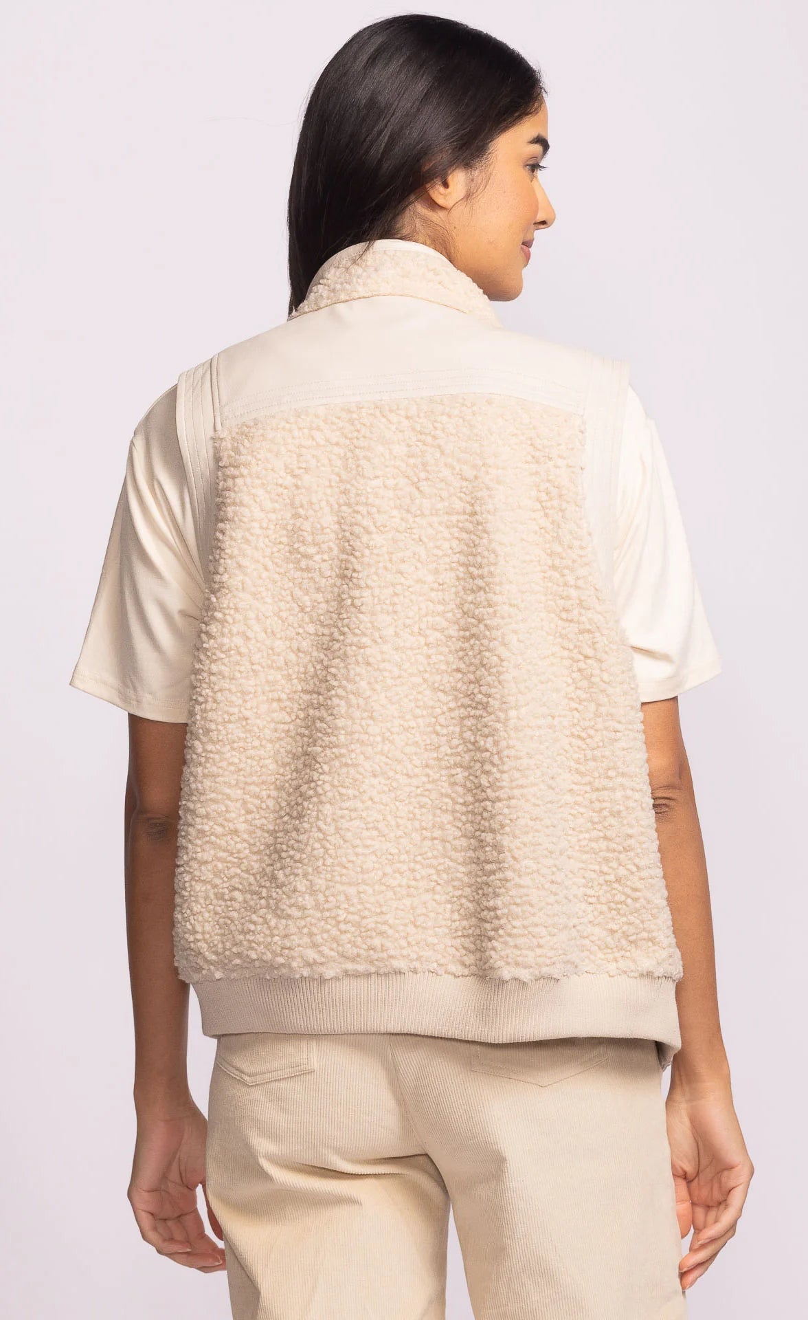 PINK MARTINI VINCINO VEST - BEIGE