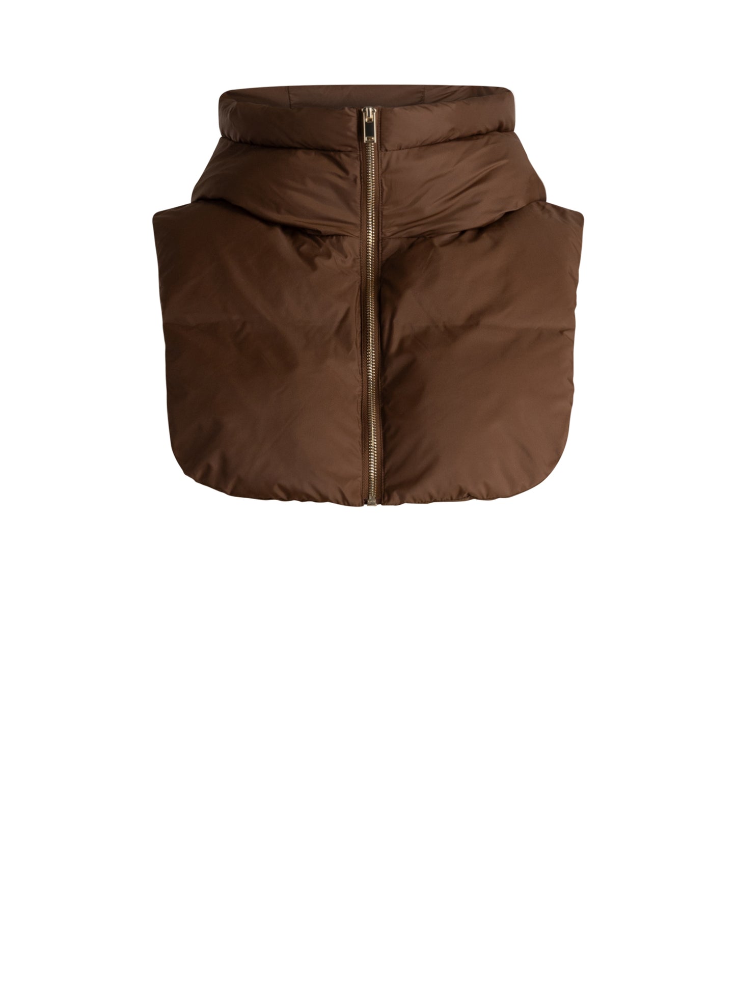 YEST QUERINE PUFFER COLLAR - MOCCA BROWN