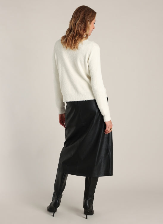 YEST DULCINEA CARDIGAN - WINTER WHITE