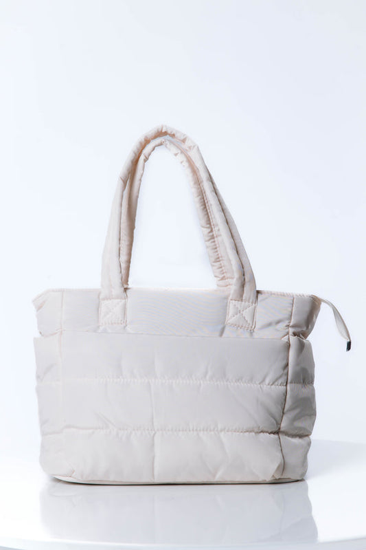 PUFFER BAG - CREAM