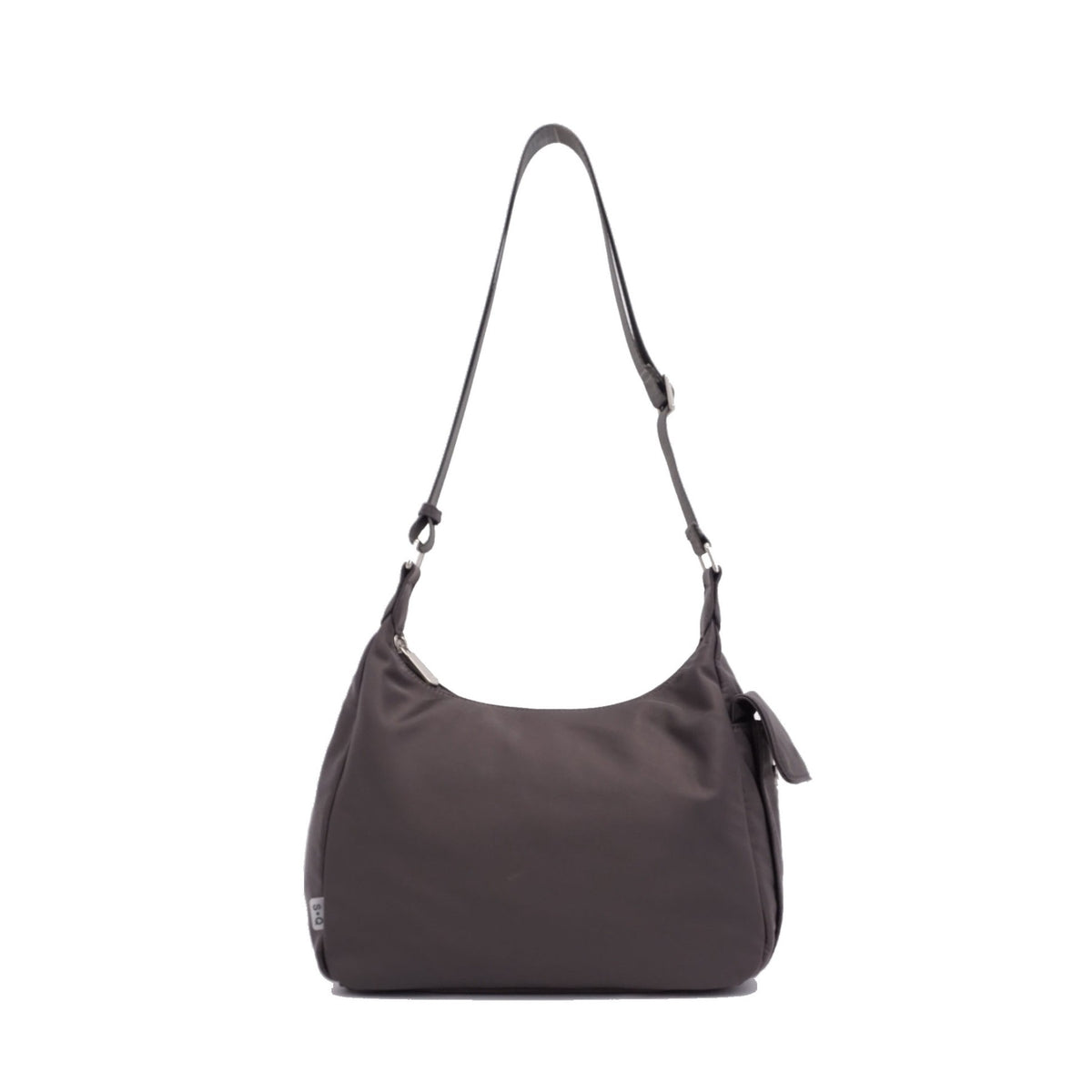 ELISE NYLON CROSSBODY - GREY