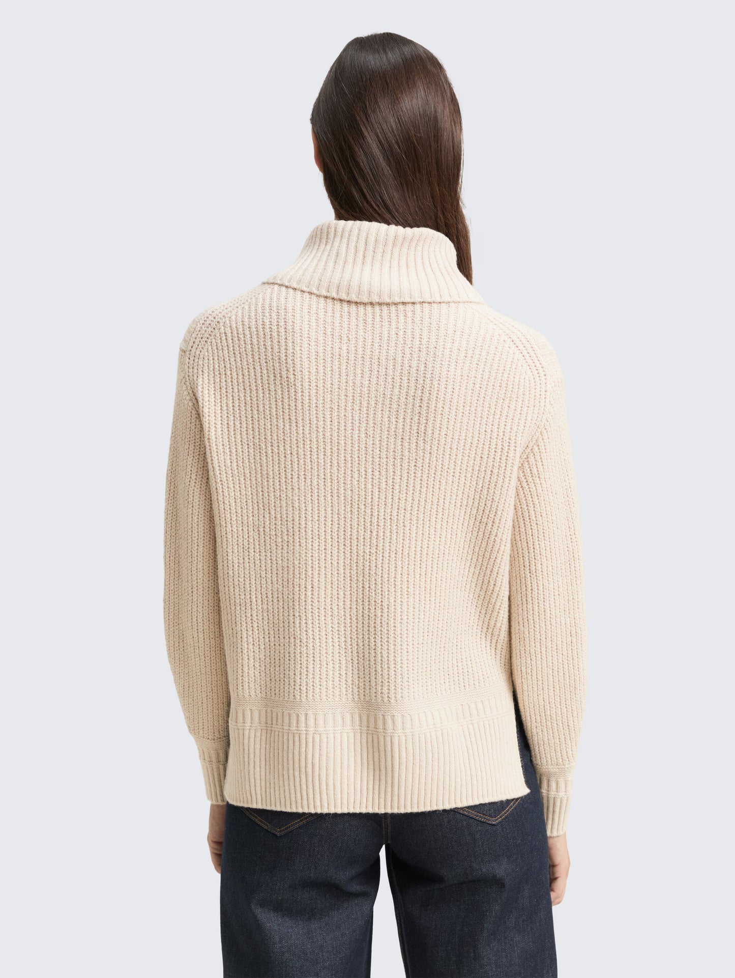 TOM TAILOR TURTLENECK SWEATER - SAND