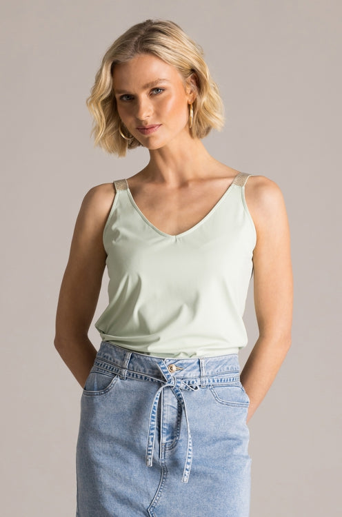 YEST SALINA CAMI - PASTEL GREEN - Vi-Leen's Fashions