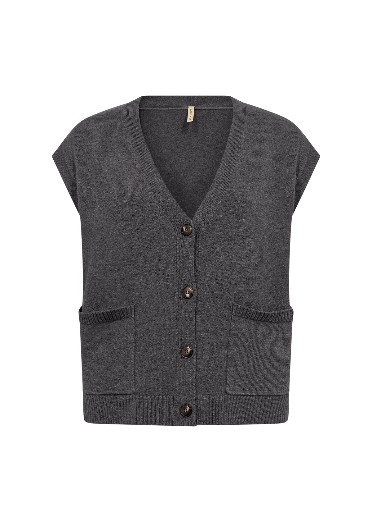 SOYACONCEPT KANITA VEST - DARK EARTH