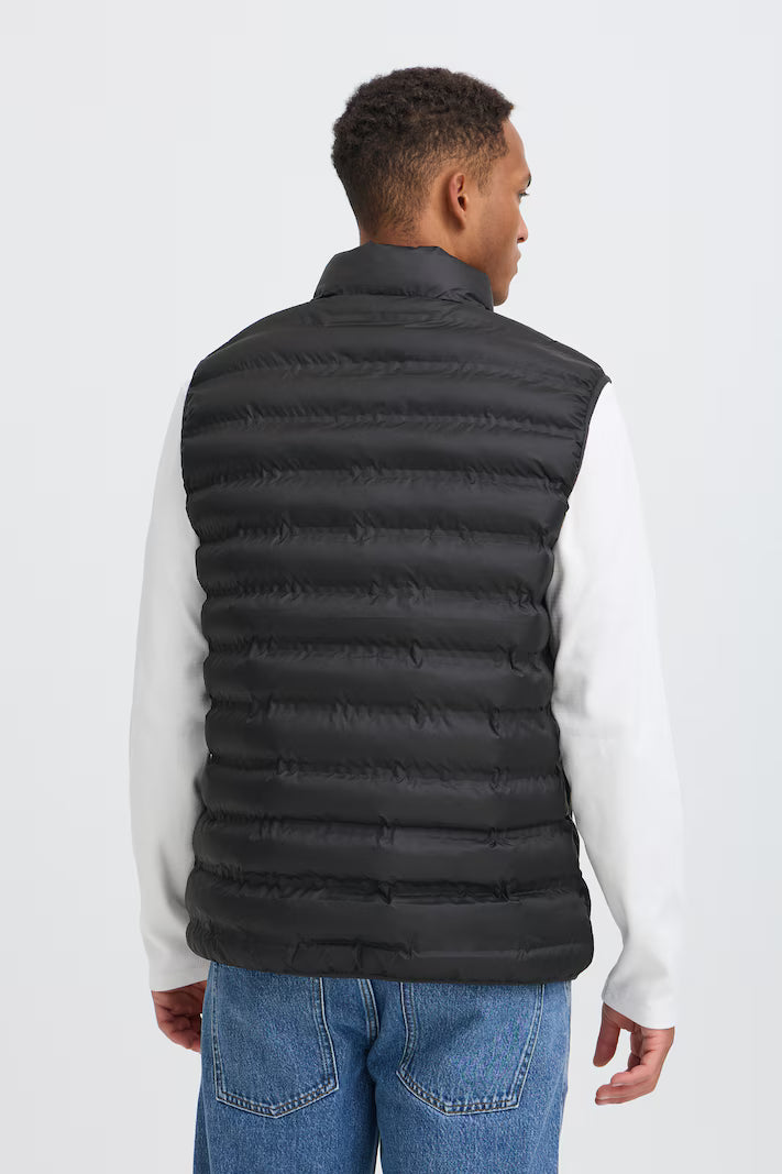 BLEND WATER REPELLENT VEST - BLACK