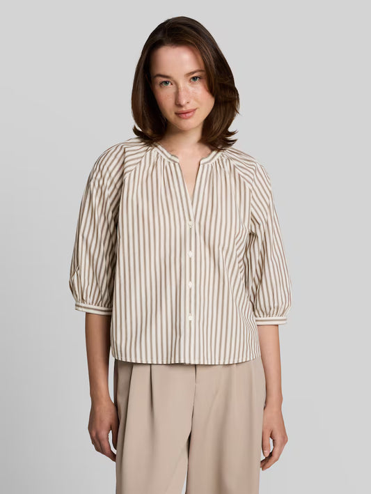 TOM TAILOR POPLIN VOLUME SLEEVE BLOUSE