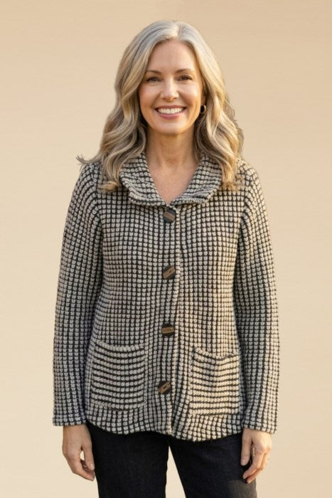 HABITAT COZY CABIN JACKET - DOVE - Vi-Leen's Fashions