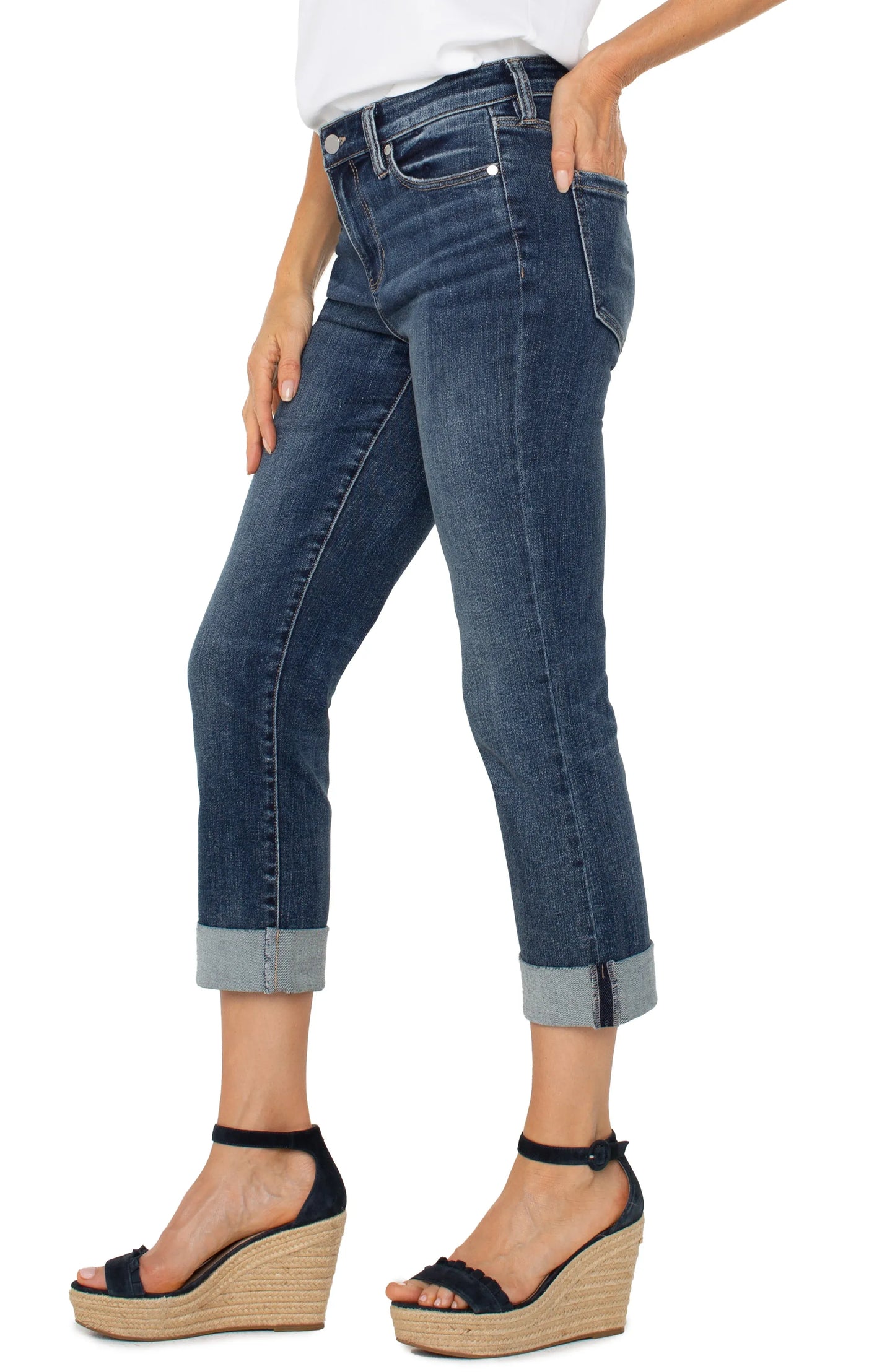 LIVERPOOL CHARLIE CROP - WELLS - Vi-Leen's Fashions