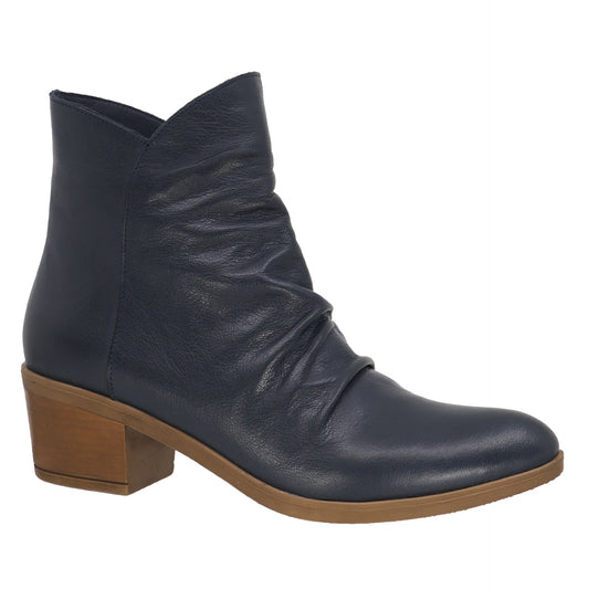 TAXI EVERLY KIARA LEATHER BOOT - NAVY