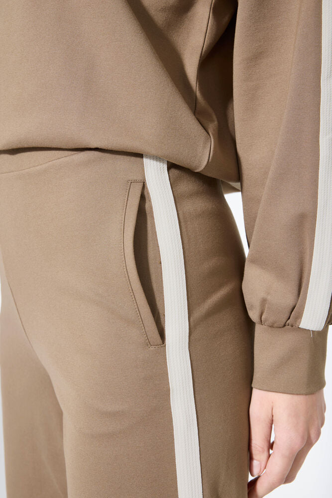 GARCIA JOGGER WITH SIDE PIPING - SOFT TAUPE - Vi-Leen's Fashions