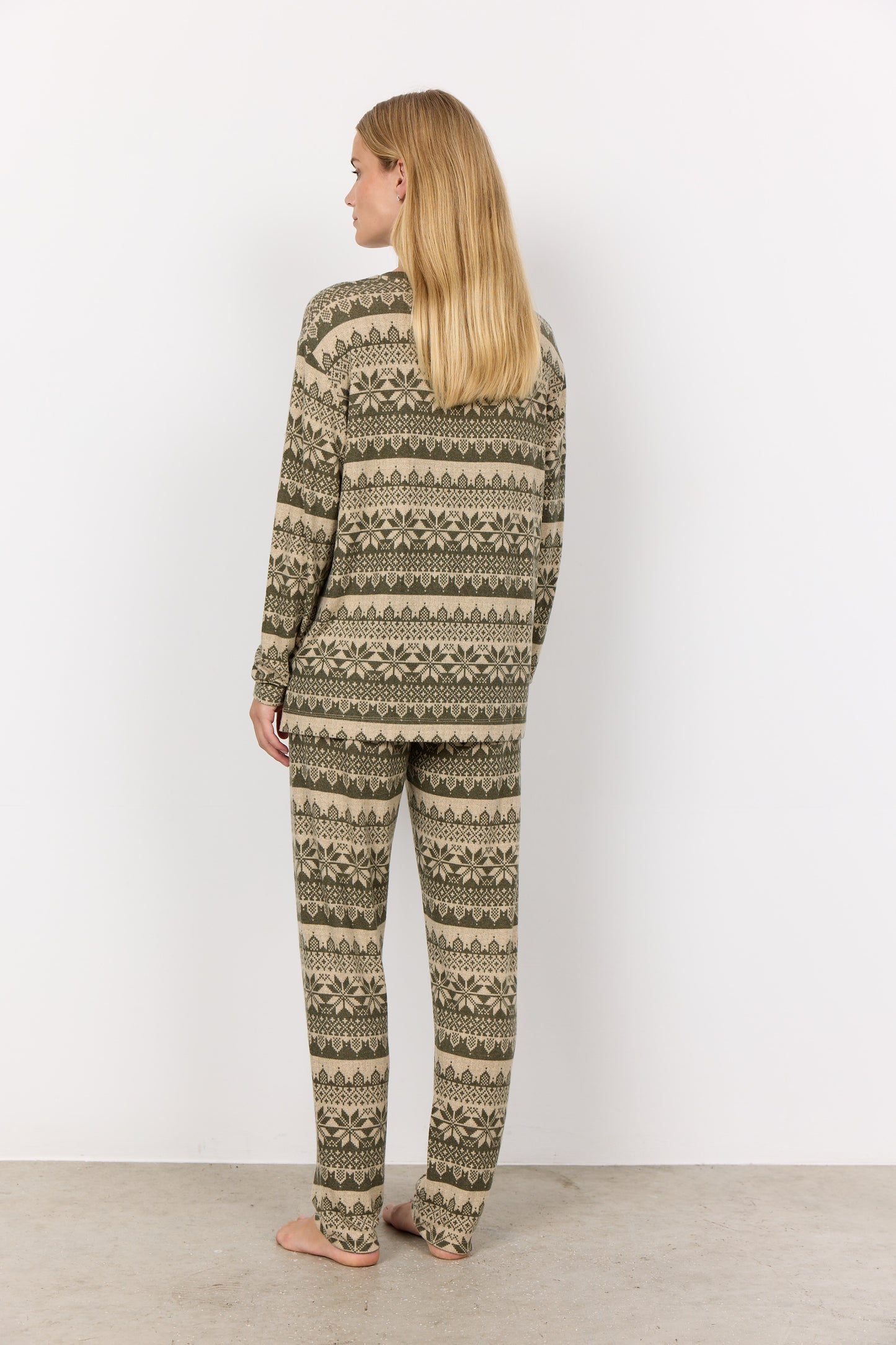 SOYACONCEPT BIARA PAJAMA/LOUNGE SET - ARMY GREEN