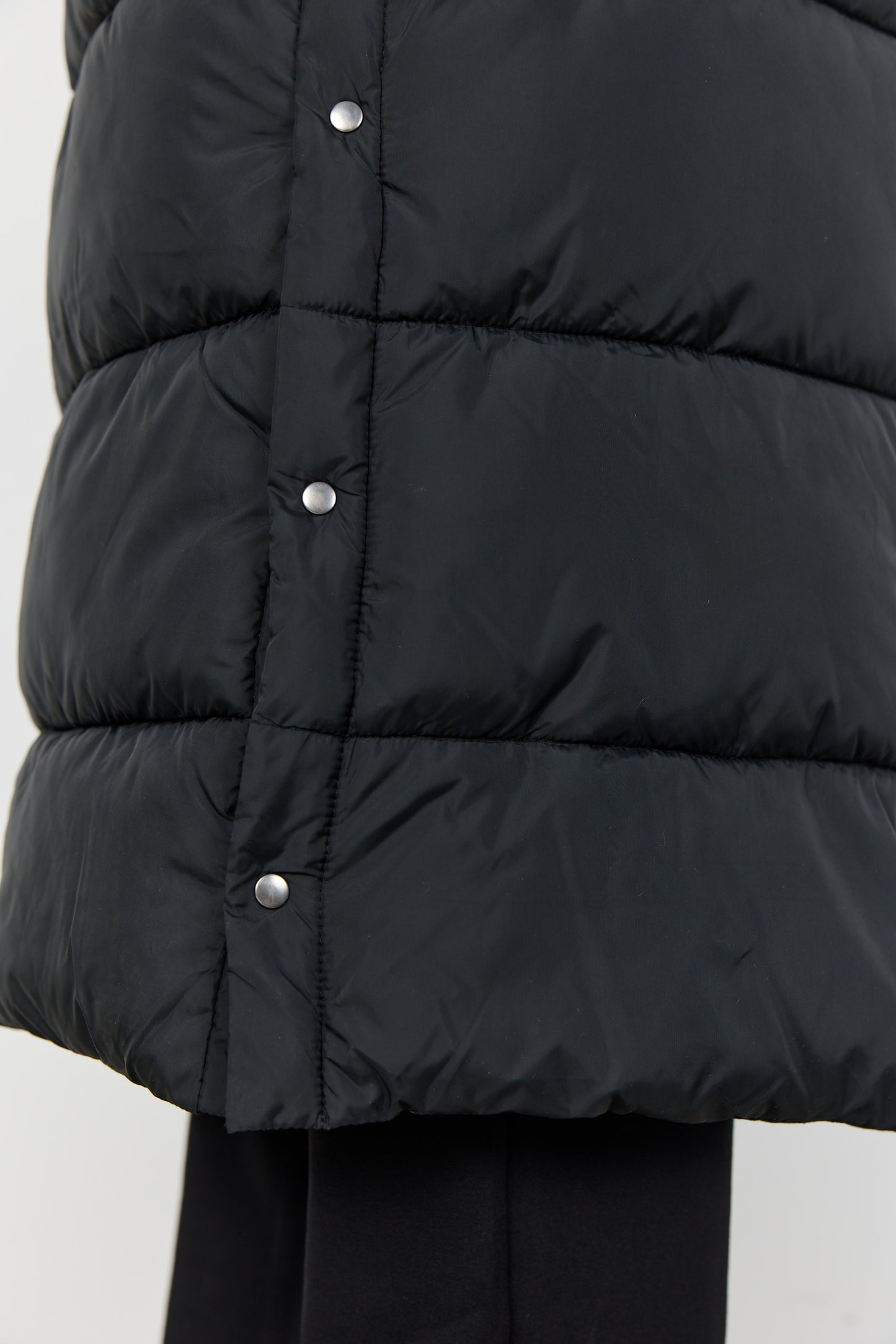 SOYACONCEPT SORINE LONG PUFFER COAT - BLACK