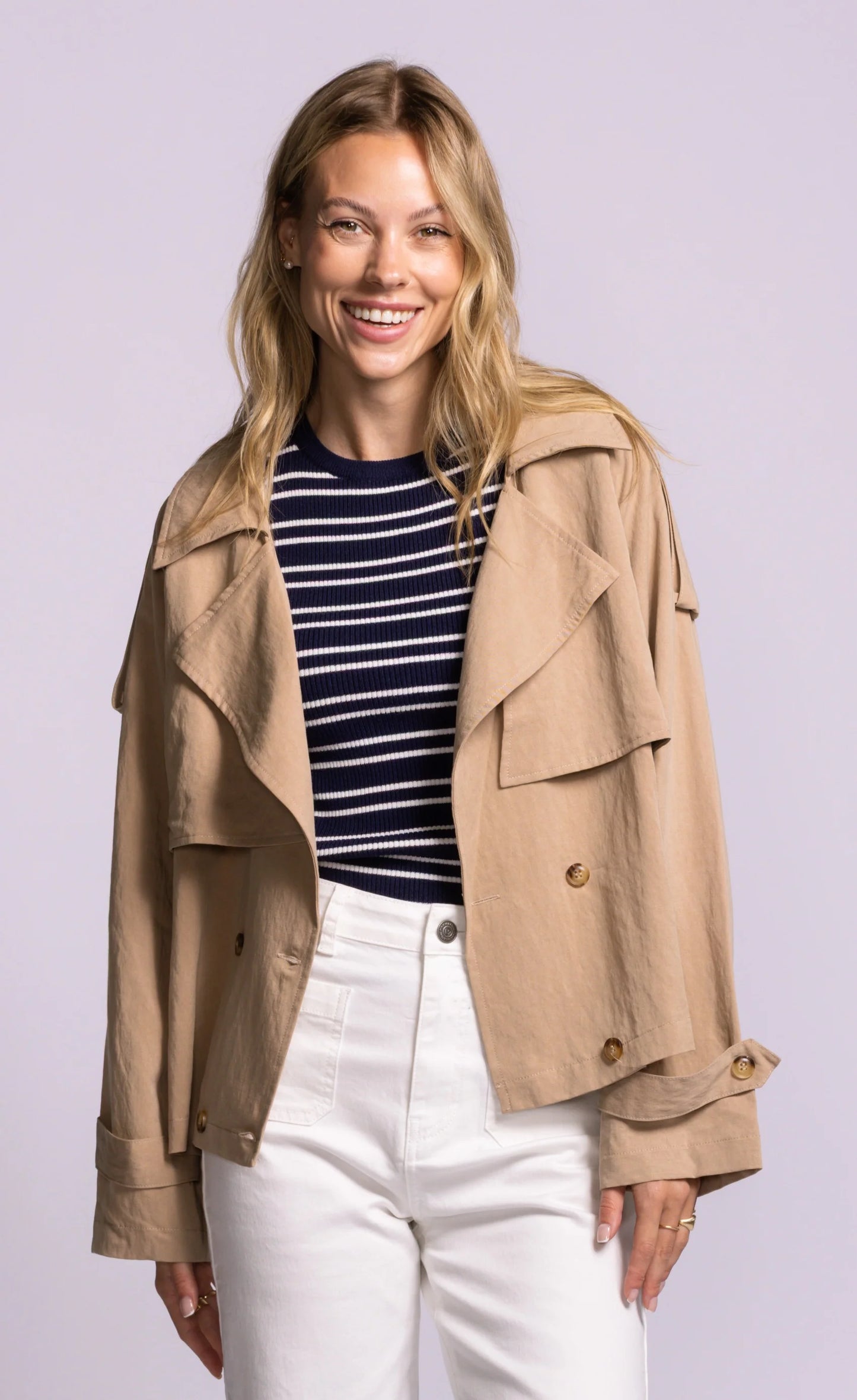 PINK MARTINI MILLDALE JACKET - KHAKI - Vi-Leen's Fashions